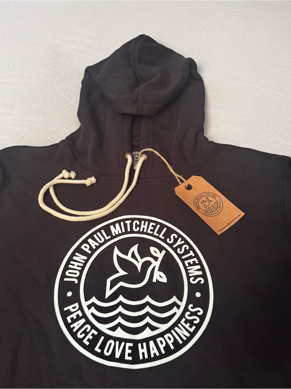 NEW! John Paul Mitchell Systems Hair Care Dove Hoodie Size XS Peace Love NWT!
